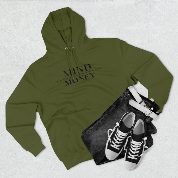 Mind Over Money Unisex Premium Hoodie Sweatshirt Sustainable - Picture 6 of 8
